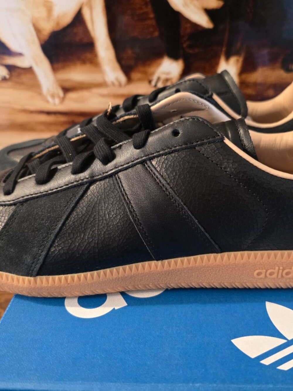 Adidas BW Army Lux Shoes Core Black / Gum (JH7835) Sneakers Mens US Sz 10 NEW - Picture 3 of 16